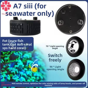 A7 第3世代 100W スクエア水槽ヒーター 環境に優しい 新型サンライズサンセット<span class=keywords><strong>LED</strong></span>ライト フルスペクトル アプリ対応 リビング - Product Image 3