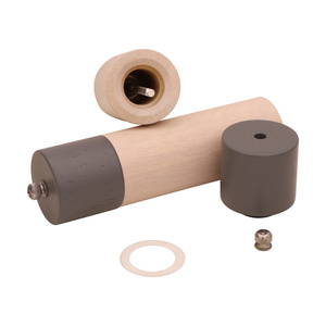 Macinino per sale e pepe in legno massello Premium Set manuale colorato macinino sale e pepe per pentole da cucina - Product Image 6
