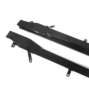 Divisores de Labios Delanteros y Faldones Laterales de Fibra de Carbono Seca para <span class=keywords><strong>BMW</strong></span> <span class=keywords><strong>M2</strong></span> G87 <span class=keywords><strong>2023</strong></span> + Estilo SQ, Pieza de Auto Nueva - Product Image 6