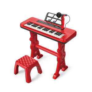 Hadiah Terbaik-mainan Piano <span class=keywords><strong>Keyboard</strong></span> untuk anak-anak dengan kursi \ USB \ mikrofon \ berdiri, 37 Set mainan <span class=keywords><strong>Keyboard</strong></span> Piano elektronik kunci untuk pemula - Product Image 1
