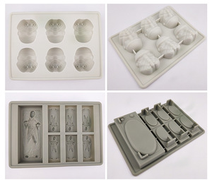 Nuevo Molde de Silicona para Hielo de la Serie Star Wars, Estrella de la Muerte, 8 Rejillas para Hielo, Certificación de Grado Alimenticio - Product Image 3