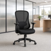 Chaise de bureau en maille, hauteur réglable, tissu moderne, élégante, pivotante, pour salle d'attente scolaire