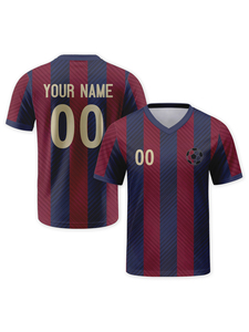 Camisetas de Fútbol Personalizadas para Equipos, Impresión por Transferencia de Calor de Alta Calidad, 100% Poliéster de Secado Rápido, Camisetas de Fútbol para Hombre con Nombre del Jugador - Product Image 3