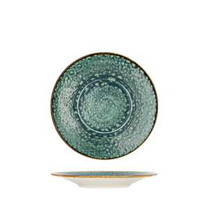 Piatto Piatto in Ceramica Turchese Luna 16 Cm - Product Image 1