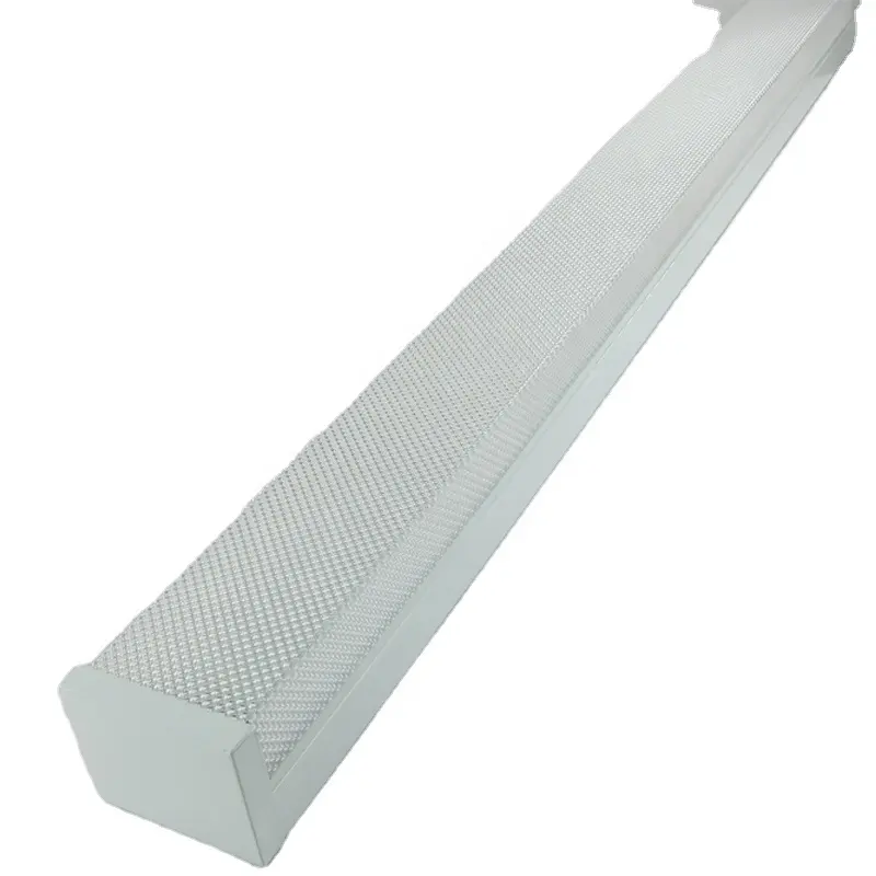 Small Seperate fixed plate with Huge terminal block and safety hookers for easy installation LED batten light