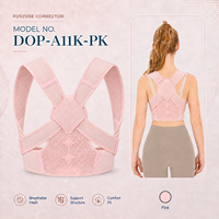 Correcteur de posture invisible, soutien dorsal discret à porter sous les vêtements, pour les trajets quotidiens et le bureau, réglable, respirant, OEM/ODM