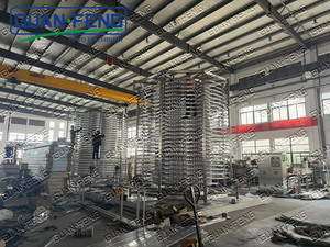 Congélateur rapide à spirale pour bœuf, congélateur rapide pour hamburgers, machine de congélation IQF pour ligne de transformation alimentaire - Product Image 6