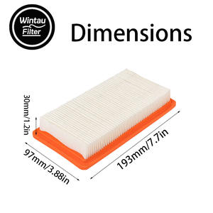 Filtro Wintau de Alta Eficiencia, Repuesto de Filtro HEPA para Karchers DS5500/5600/5800/6000, Uso Doméstico, Automóviles y Garajes - Product Image 2