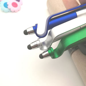 Bolígrafo con Pluma y Logotipo Personalizado, Soporte <span class=keywords><strong>para</strong></span> Teléfono Celular, Tinta Ecológica Azul/Negra, Tinta Efectiva - Product Image 4