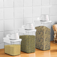Boîte de mesure de poudre ZICHEN FACTORY, boîte hermétique pour lessive en poudre, organisateur de détergent à lessive, récipient de stockage alimentaire COMMERCIAL