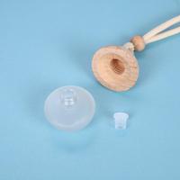 Désodorisant de voiture suspendu 6ml forme de goutte d'eau diffuseur suspendu de voiture bouteilles de parfum en verre vides diffuseur d'huile