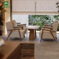 Meubles de restaurant chinois modernes, tables et chaises en bois pour cafés et salles à manger