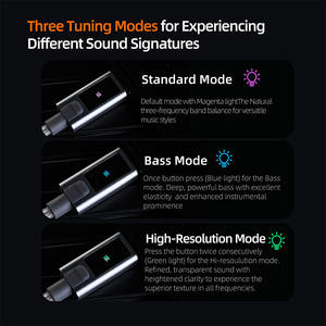 KZ type-c M2 double égaliseur de micro fonction de réglage câble de mise à niveau des écouteurs haute définition câble détachable pour casque - Product Image 4