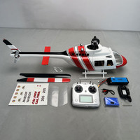 Helicóptero Roban RC Tamaño 470, Versión B206 RTF, Rojo y Blanco, Modelo Cal FIRE, GPS, Retorno Automático, Juguetes para Adultos