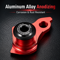Support de dérailleur de vélo en alliage d'aluminium VXM UDH - Accessoires de vélo légers usinés par CNC, antirouille, pour VTT et vélo de route