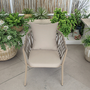 Set <span class=keywords><strong>da</strong></span> pranzo con struttura in lega di alluminio <span class=keywords><strong>da</strong></span> <span class=keywords><strong>giardino</strong></span> <span class=keywords><strong>e</strong></span> sedia <span class=keywords><strong>da</strong></span> <span class=keywords><strong>giardino</strong></span> per <span class=keywords><strong>giardino</strong></span> esterno - Product Image 5