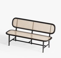 Table à manger d'extérieur au design moderne siège de cabine en bois de qualité commerciale pour hôtel hôpital pour café boutique restaurant marché de la restauration
