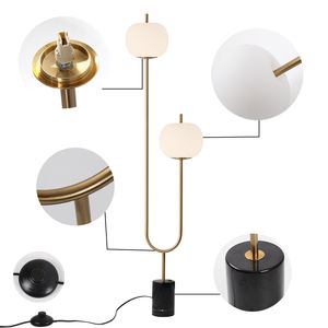 Double lamp <b>holder</b> Simple Decorative Interior Lighting Floor Lamp with Lamp <b>Holder</b> - Product Image 3