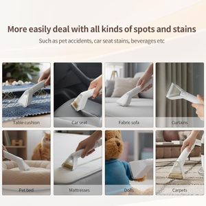 Nouvelle machine de nettoyage électrique de qualité pour tapis, canapés et sièges de camping-car, aspirateur vertical, nettoyeur de taches humides et sèches, nettoyage en profondeur - Product Image 5