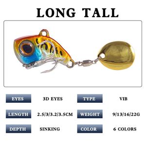 Señuelo de Pesca VIB Mini de Venta Caliente 9g/13g/16g/22g, Cebo Metálico para Pesca en Hielo de Perca, Caballa, Pargo, Lubina para Jigging en Lago y Spinner - Product Image 3