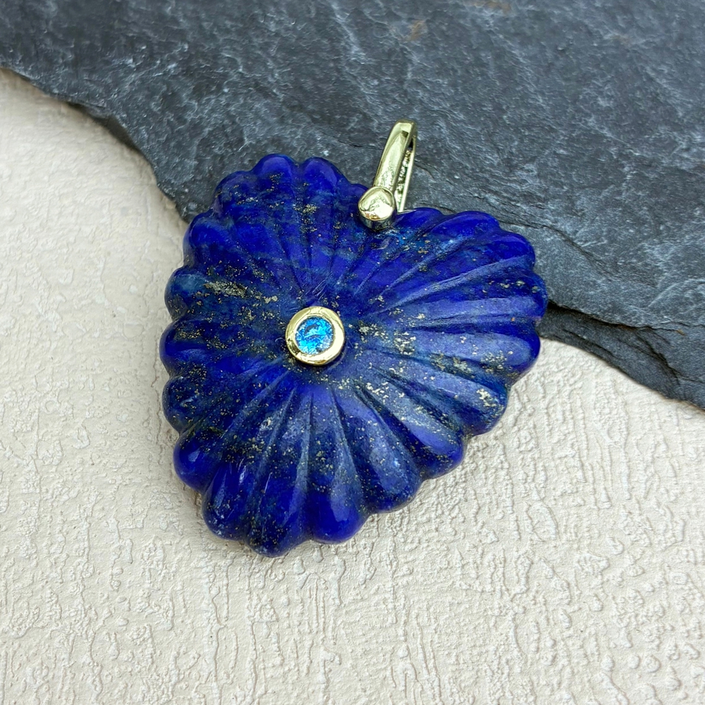 Lapis lazuli - gold