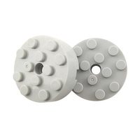 Fabricants d'usine No.87081 briques rondes ABS jouets éducatifs en plastique blocs de construction compatibles