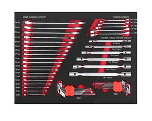 48PCS EVA Foam <strong>Auto</strong> Car Repair Vehicle Combination Flexible Wrench <strong>Spanner</strong> <strong>Set</strong> of Flare Nut Torque Combination Wrench <strong>Set</strong> - Product Image 1