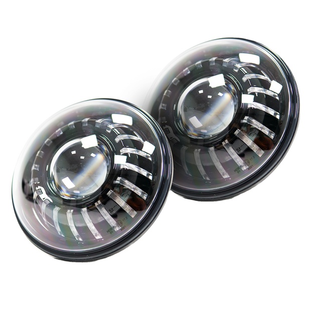 Higlow Combo 8: Interior Ambient LED Light Strip + K1 LED Headlight + Controller Angel Eye Headlight Underglow Car