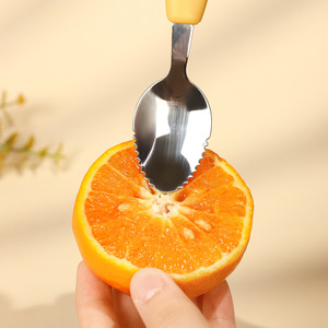 Cuillère manuelle en silicone de qualité alimentaire à double extrémité pour bébé, pour gratter la <span class=keywords><strong>boue</strong></span>, la purée de fruits, les aliments complémentaires - Product Image 2