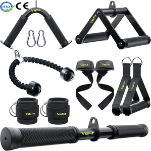 VIGFIT Multi-function Gym Fitness Equipment Cable Machine <strong>Attachment</strong> <strong>LAT</strong> <strong>Pulldown</strong> <strong>Attachments</strong> Cable Machine Accessories - Product Image 1