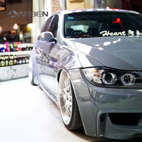 Untuk BMW Seri 3 E90 Wide-body Wheel Arches, Body Kit, Bumper Fender