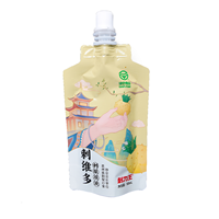 Sacs d'emballage en plastique PE durables de qualité alimentaire pour sauces, lait, gelée et jus de fruits, thermoscellables, impression flexo