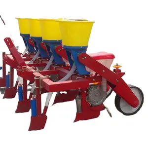 Plantador de semillas de maíz, tractor pequeño, 4 filas