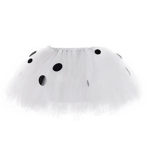 Enfants blanc point Tulle Tutu jupe mignon dessin animé <span class=keywords><strong>dalmatien</strong></span> oreilles bandeau noeud papillon queue ensemble Halloween carnaval Cosplay Costume - Product Image 5