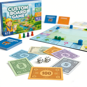 Vietnam OEM Board Game Manufacturer Custom Eco-Friendly Portable Tabletop Game Printing <b>Cards</b> for Family Kids Adults Gift Box - Product Image 2