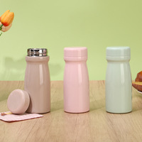 Nouvelles gourdes isothermes en acier inoxydable personnalisées pour filles, 350 ml, anti-fuite, à double paroi, avec infuseur