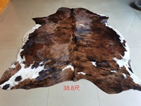Kuhfell-Teppich Bengali Verschiedene Formen Natürlicher Großer Kuhfell-Leder-Teppich Hochwertiger Kuhfell-Kunstfell-Teppich für Wohnzimmer