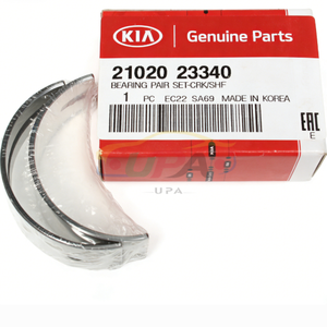 ชุดลูกปืนระบบเครื่องยนต์คุณภาพดั้งเดิม BEARING PAIR SET-CRK/SHF 21020-23340 2102023340 สำหรับฮุนได เอลันตร้า เกีย คลารัส 21020 23340 - Product Image 3