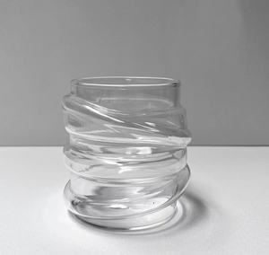 M Spot cerchio irregolare bicchiere bicchiere di vetro bere succo di latte bicchiere vassoio vite design <span class=keywords><strong>gourmet</strong></span> latte caffè latte creativo bicchiere d'acqua - Product Image 6
