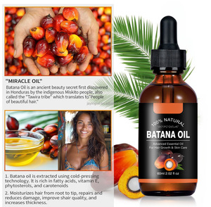 Batana Oil 100% Elixir capillaire bio nourrissant et épaississant pour cheveux secs crépus et croissance - Product Image 3