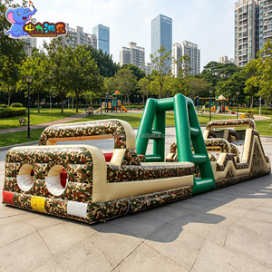 Circuito de Obstáculos Inflable <span class=keywords><strong>para</strong></span> Campamentos al Aire Libre, <span class=keywords><strong>para</strong></span> Actividades de Team Building y Desafíos Deportivos - Product Image 2