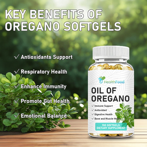 Cápsulas de Aceite de Orégano con Empaque Personalizado, Aceite de Semilla Negra, Apoya el Rendimiento y la Recuperación, Suplemento Dietético - Product Image 2