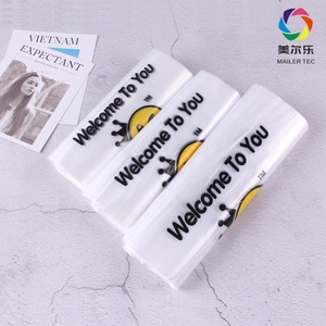 Thickened Durable Leak <b>Proof</b> HDPE Plastic Carry Bags Bulk Wholesale for Grocery & Restaurant - Product Image 4