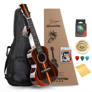 Ukulele ARS-30-C con Corpo in Ziricote, Binding in Abalone, Tastiera Sintetica, Finitura Lucida, Corde D'Addario, Fornitura B2B all'Ingrosso - Product Image 6