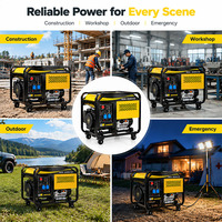 Générateur diesel portable robuste à refroidissement par air, de 10 kW à 16 kW, idéal pour la location, la construction et l'irrigation agricole – Offre spéciale