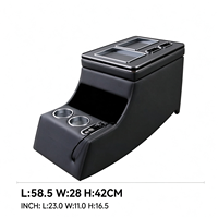 Boîte d'accoudoir de console centrale W447 pour Mercedes Classe V V220 V250 V260 2014-2023 avec chargement USB et rangement
