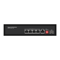 OEM/ODM 4 8 16 24 Port 10/100/1000M Switch AI Pintar Tanpa Manajemen POE CCTV POE Power Supply Ethernet Switch 2K/4K/8K MAC 30W Maks