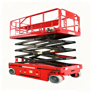 Plataforma Elevadora de Tijera Hidráulica Automática de 4-10 Metros de Altura, con Batería, Eléctrica - Product Image 4
