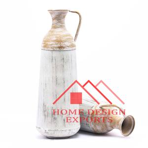 Jarrones de flores de hierro hechos a mano para decoración de sala de estar, jarrones con forma de flor, tamaño personalizado, precio barato, venta al por mayor - Product Image 5