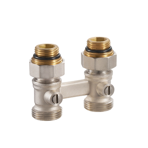 Válvula de bola de <span class=keywords><strong>radiador</strong></span> doble H recta Manual de latón para sistemas HVAC <span class=keywords><strong>Toallero</strong></span> - Product Image 5
